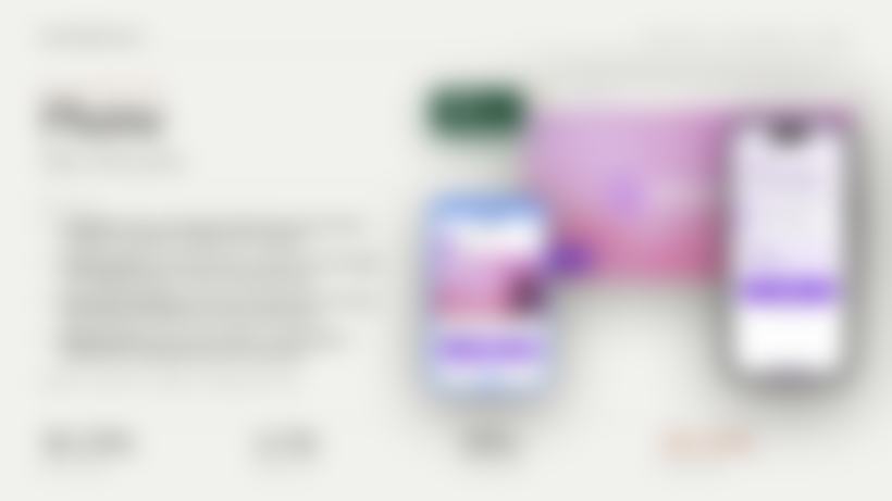 Women's health platform case study, client details blurred
